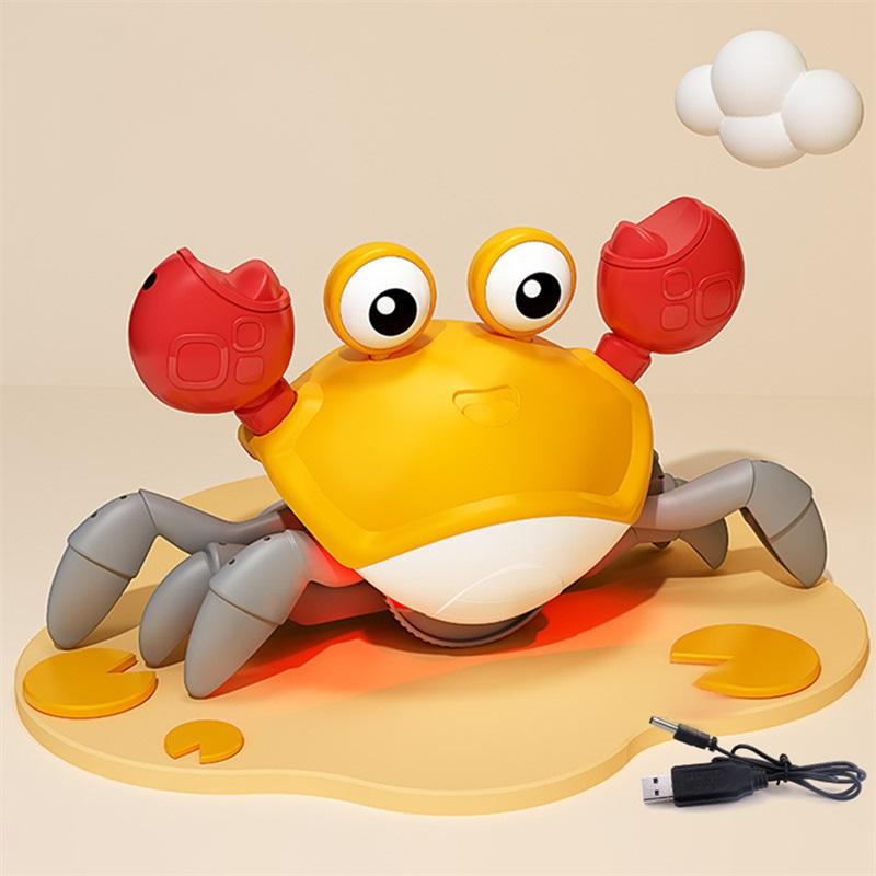 Electric Induction Crab Toys Amphibious Intelligent Obstacle Avoidance Cartoon Small Toys