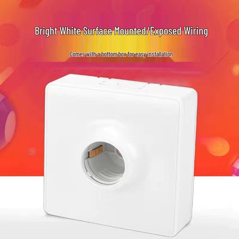 

Dual Control Surface-Mounted Two-Gang Wall Switch Socket Panel