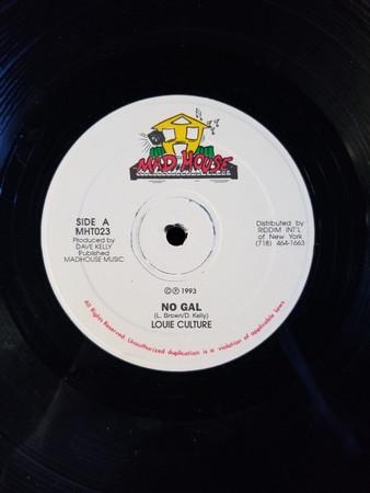 

12inch Record LOUIE CULTURE No Gal MHT023 Mad House 1993 US Reggae Ska Dub Used