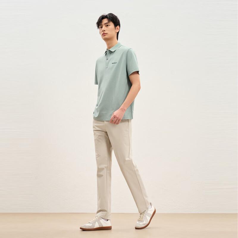 EMZ Men's Cotton Blend Straight-Leg Casual Pants