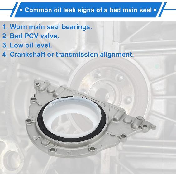 1 Pc Engine Crankshaft Oil Seal with Flange for BMW X5 550i Rear Main Seal No.11147583221