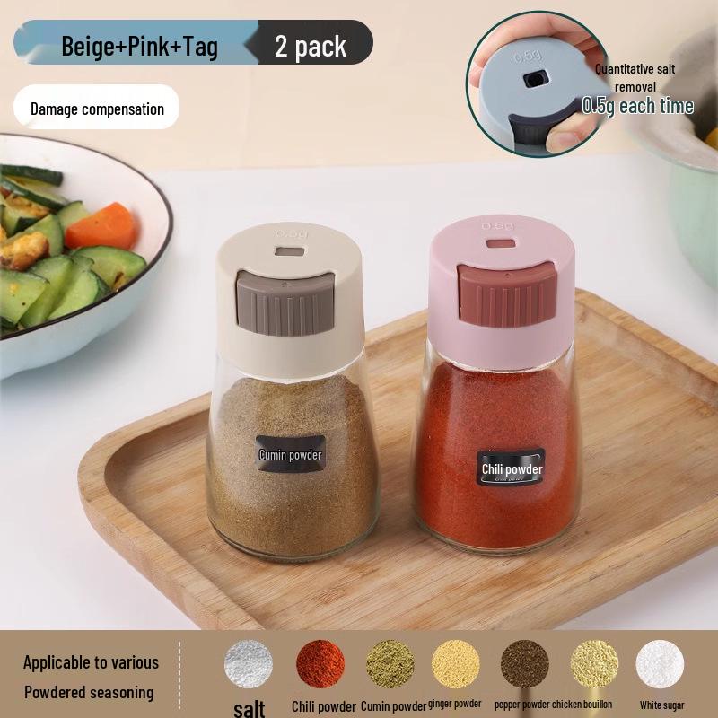 Kořenka na koření s kontrolou soli: Kuchyňský odměrný šejkr