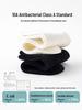 Spring & Summer Boys' Breathable Cotton Socks - Class A, Black & White, Seamless & Durable