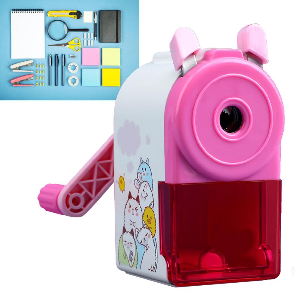Pencil Sharpener Automatic Manual Pencil Sharpener Students Portable Pencil Sharpener for School Dormitory Library