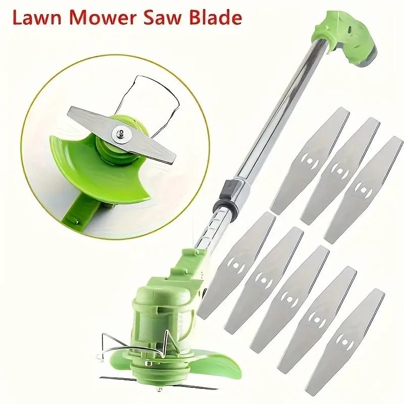 5/10 adet 150mm Metal Çim Kenar Kesme Makinesi Başlığı Yedek Testere Bıçakları Çim Biçme Makinesi Bağlantı Parçaları Ev Bahçe Elektrikli Aletler Yedek