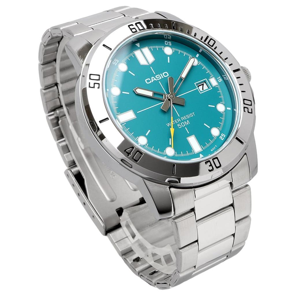 Casio Standard Analog Quartz Watch with Metal International Model Men's MTP-VD01D-3E2V
