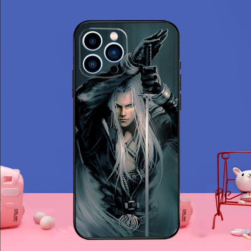 Final Fantasy Sephiroth Phone Case For iPhone 17 16 14 13 12 11 15 Pro Max Mini 15 16 Plus 16e 17 Air Bumper Cover