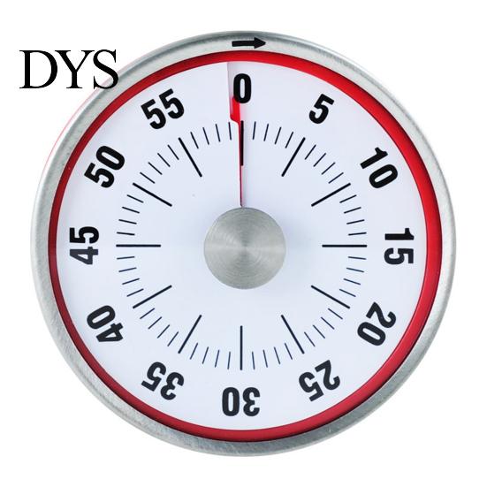 Kitchen Timer Alarm Large Dial Design Precise Timing Stainless Steel Magnet Cooking for Home