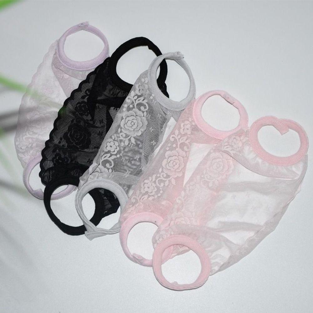 Summer Elastic Fashion Outdoor Solid Color Fishing Hanging Ear UV Protection Face Shield Sunscreen Mask Face Cover Lace Mask