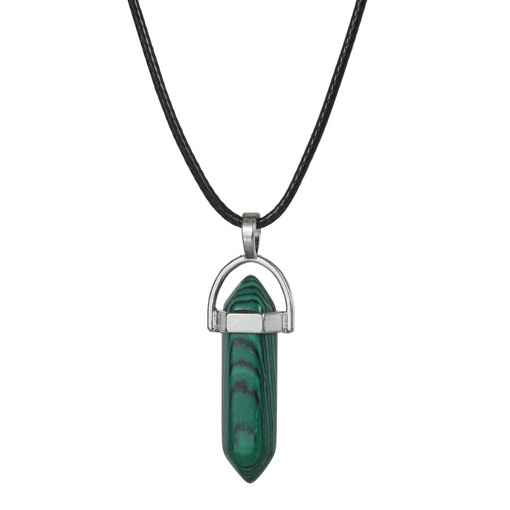 Collier à Breloques Métal Doré Et Résine - État Correct, Style Fantaisie Rétro