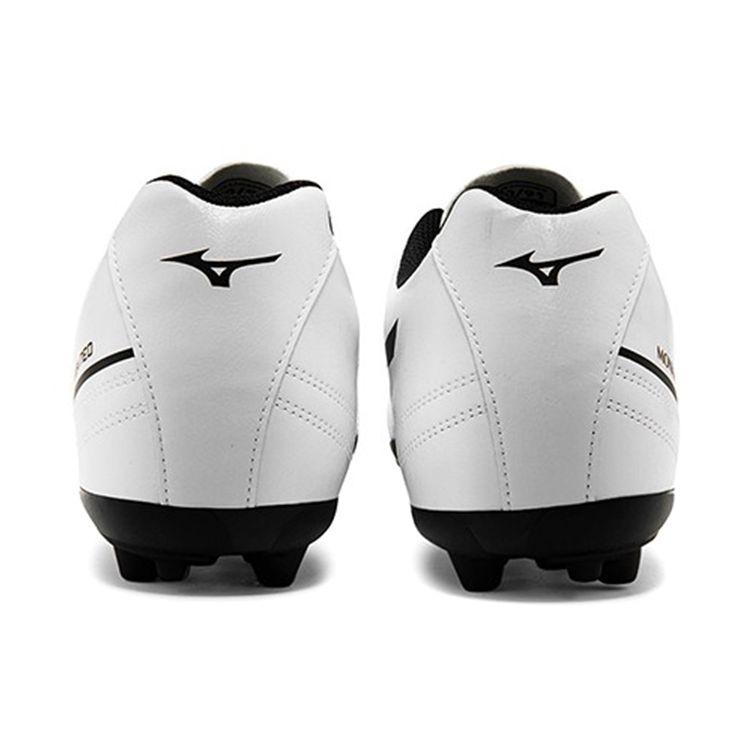 Mizuno Monarcida Neo II Select Round Toe Lace-Up AG (Rubber Short Studs) Slip-Resistant Durable Soccer Shoes Men Soccer Shoes White Black P1GA210609