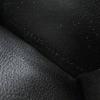 Excellent BALENCIAGA Tri-fold wallet Crush B logo Metal black leather  Used