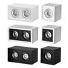 Square White Black LED COB Ceiling Lamp Indoor Lighting Surface Mounted Downlight Household 12W/18W LED Spot Light