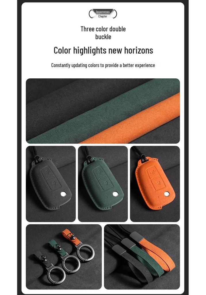 Compatible with Nissan Qashqai '19, Classic Sylphy, Bluebird, Kicks, X-Trail, Tiida Folding Car Key Case.
