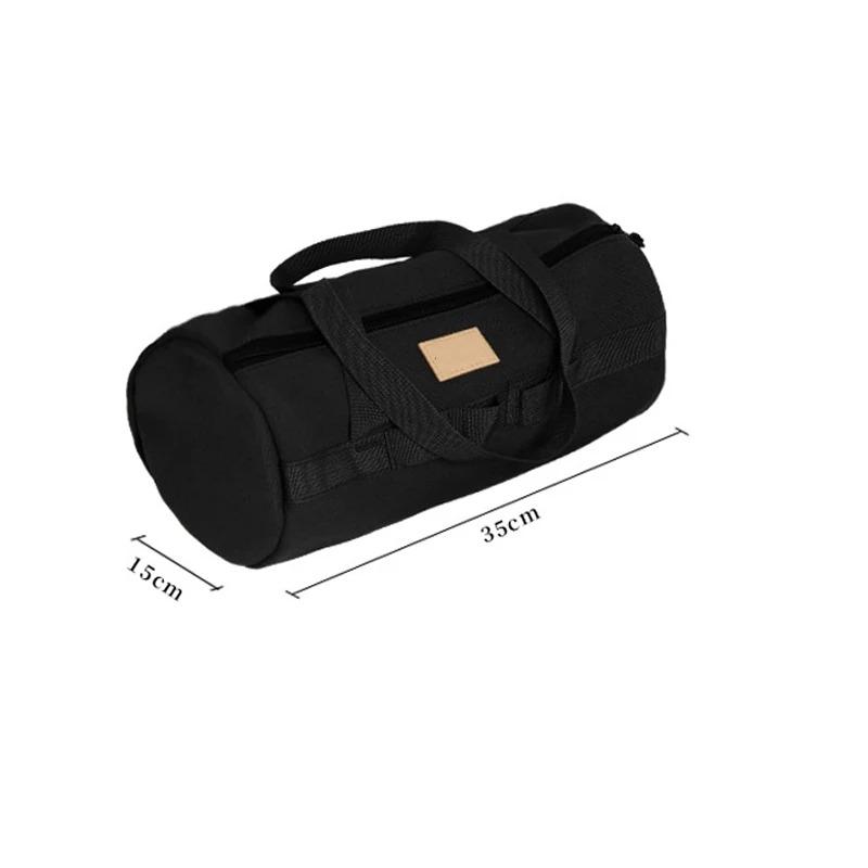 Outdoor Sports Bags Camping Tent Pegs Bag Cylindrical Stake Storage Backpack Portable Miscellaneous Bag Tool Box Camping Accessories