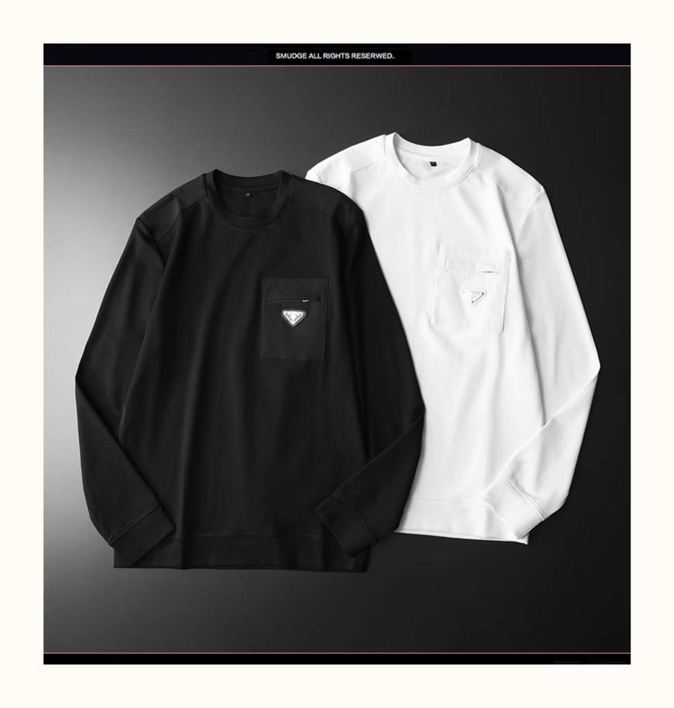 Europäischer High-End Light Luxury Herren Slim Fit Pullover Hoodie - Frühling/Herbst Trendiger Einfacher Basisschicht