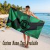 Sporting CP Design Beach Towel Custom Text Large Towel for Beach Vacation