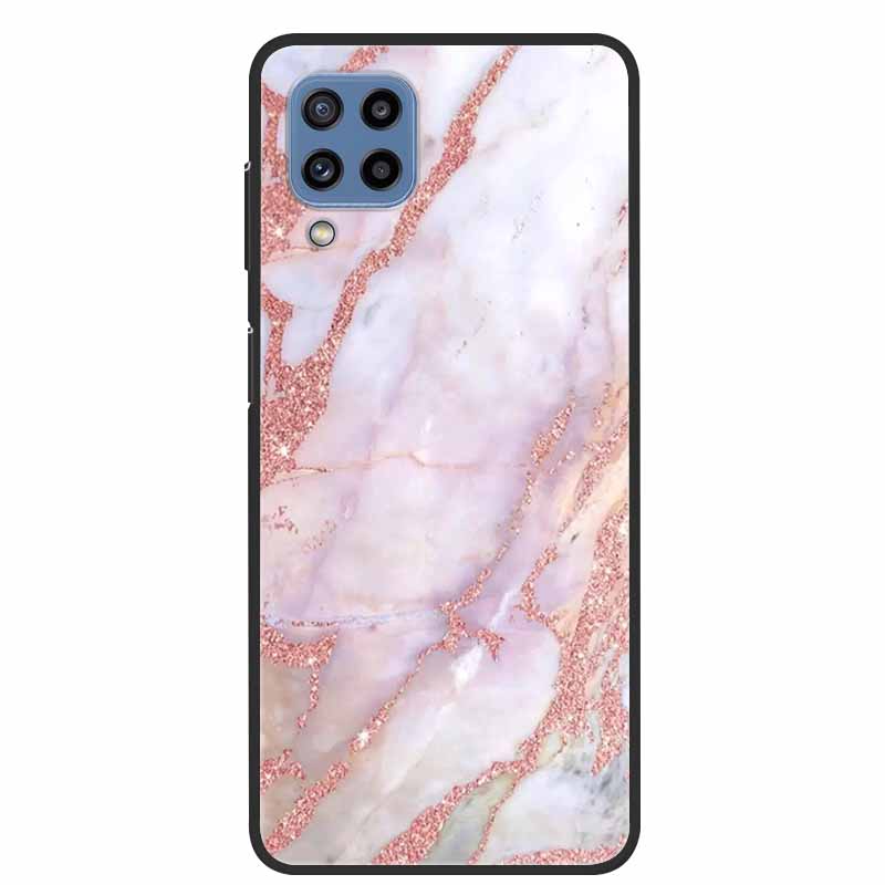 For Samsung Galaxy A12 Case Marble TPU Silicone Soft Phone CoverFor Samsung Galaxy M12 Case Samsung F12 Protector Gift New Para