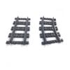 50Pcs/Lot City Trains Train Track Rail Straight Rails Technical Building Blocks Set Bricks Model Kids Classic Toys For