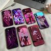 Hazbin Hotel Angel D-Dust Handyhülle Schwarzes Silikon Weich Für Samsung Galaxy A73,A72,A71,A70,A53,A52,A51