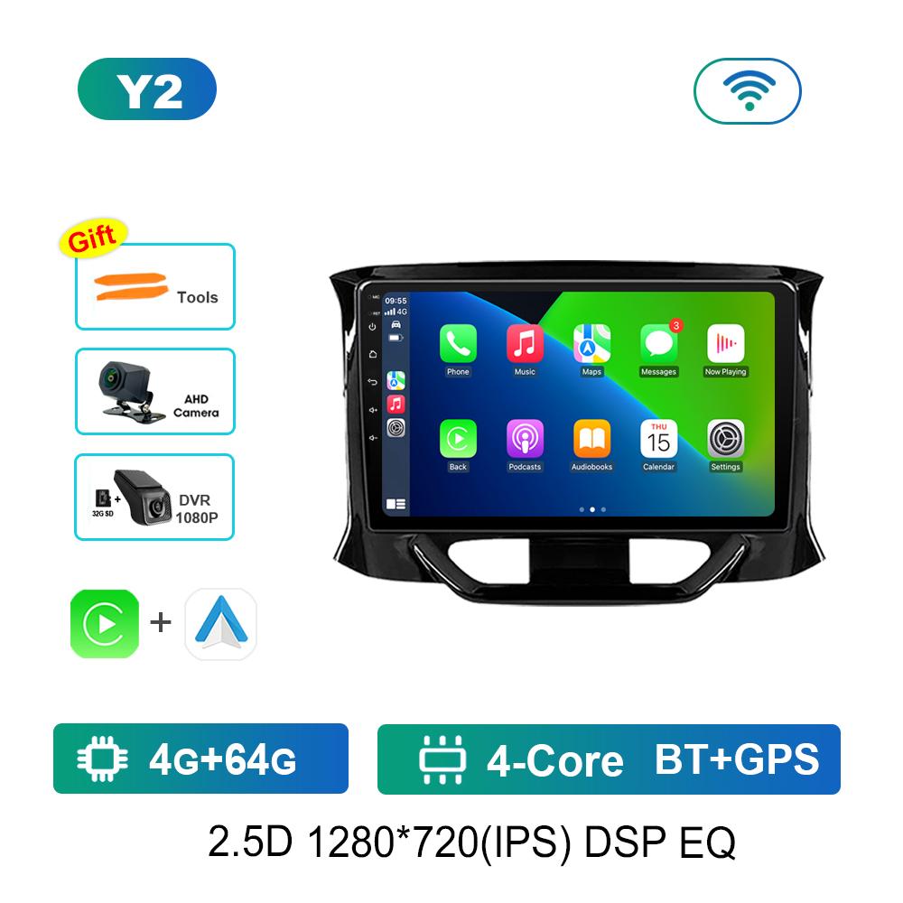 Android Car Radio Multimedia Video Player for LADA X ray Xray 2015 - 2019 GPS Navigation 4G WiFi Bluetooth HD Touch Screen
