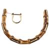DIY Handmade Detachable Bamboo Purse Handles With Buckle 15.5CM Bamboo Bag Handles U-Shaped Shoulder Bag Strap Gift Box