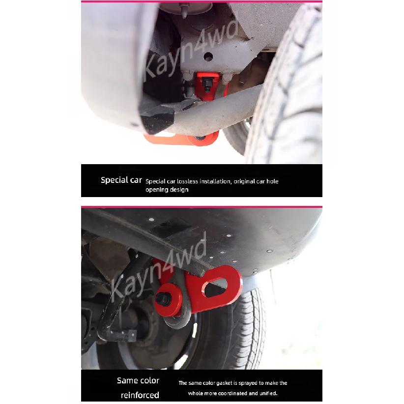 Off Road 4x4 Car Exterior Accessories Reinforced Front And Rear Tow Hooks For 2019-2024 SUZUKI New Jimny JB74 Conversion Parts