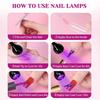 Foot Pedal Switch Nail Dryer Adjustable Head Nail Drying Lamp Gel Polish Curing Lamp  Nail Care