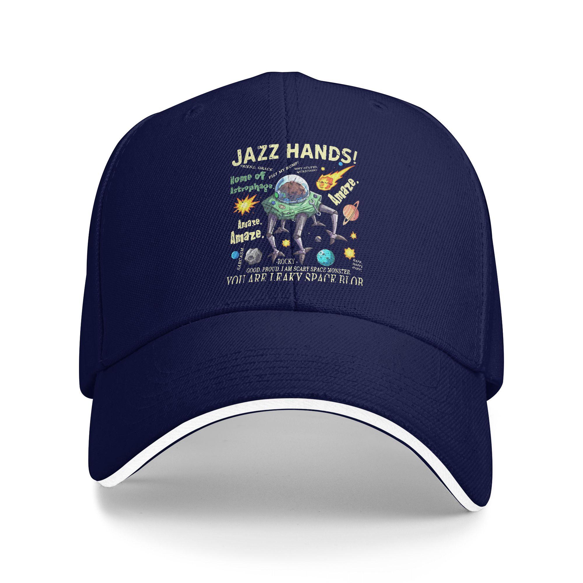 

Rockys Jazz Hands Amaze Project Hail Mary Eridian Aliens Baseball Cap Fashion Sandwich Hat Unisex Breathable Dad Hat Outdoor One Size темно-синього кольору
