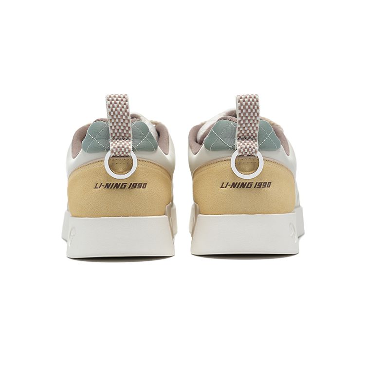 Li-Ning 1990 Wind Chime 2 Non-Slip Wear-Resistant Low-Top Skate Shoes Men Sneakers Off-White ALHT007-2
