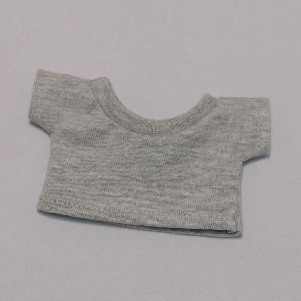 Labubu Keychain Pendant Outfit: Doll Jeans and Short Sleeve Set