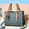 Chic Pu Leather Multi-layer Crossbody Handbag With Elegant Diamond Pattern Design