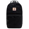 Sports Casual Large Capacity Zipper Nylon Backpack Unisex Backpack Black DO3693-010
