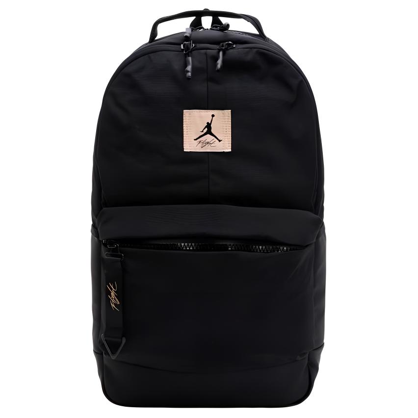 Jordan Sports Casual Large Capacity Zipper Nylon Backpack Unisex Backpack Black DO3693-010 Black