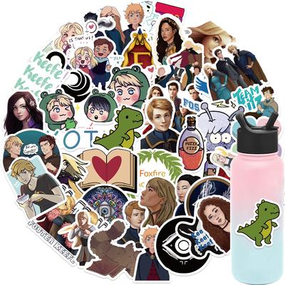 50 Novels The Guardian of The Lost City Stickers Decorate Notebook Suitcase DIY Waterproof Stickers