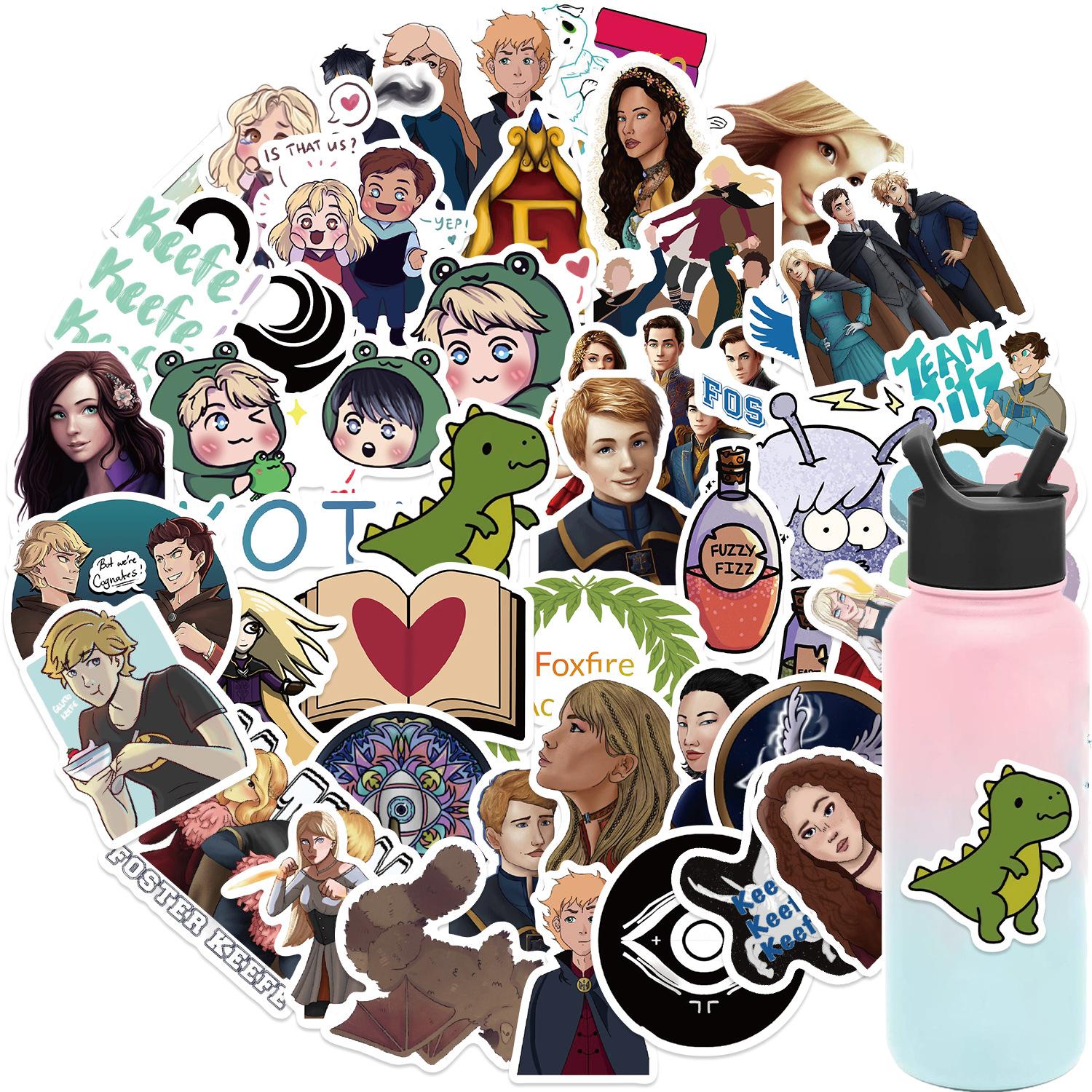 

50 Novels The Guardian of The Lost City Stickers Decorate Notebook Suitcase DIY Waterproof Stickers