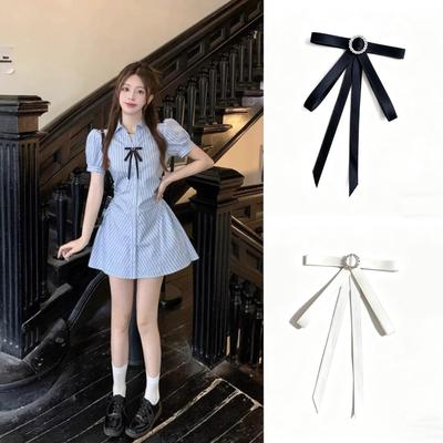 Harajuku JK Style Collar Bow Brooch - Sweet, Versatile Uniform Accessory