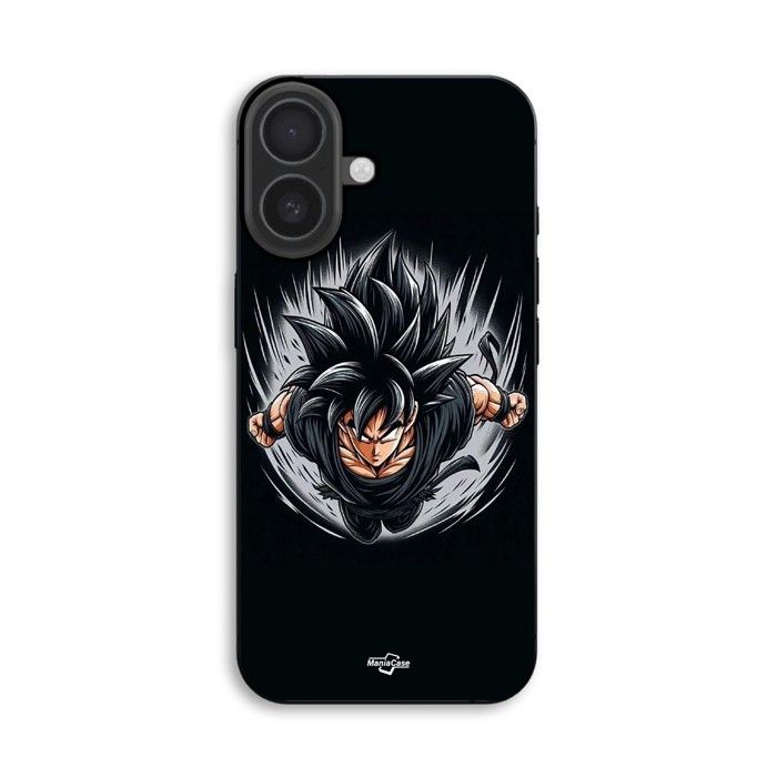 Hülle Für iPhone 18 Dragon ball Black goku Maniacase schwarz