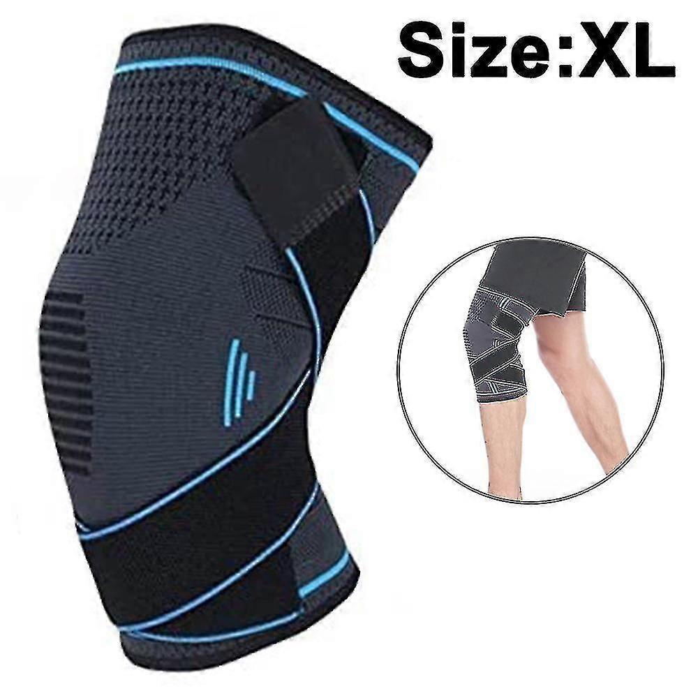 Knee Brace compatible Knee Pain Compression Sleeves With Removable Bands