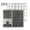 Lightweight Numeric Keypad Wireless Bluetooth-compatible Number Pad 35 Keys Silent Laptop Computer Desktop Numpad Mini Rechargeable Keyboard