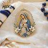 Faith Symbol Brooch Sacred Heart of Jesus Brooch Confirmation Souvenir Christian Accessory