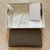 Used CELINE Bi-color long wallet