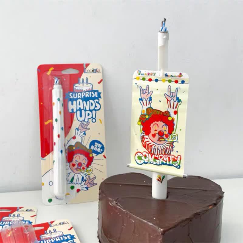 Colorful Flame Birthday Candle