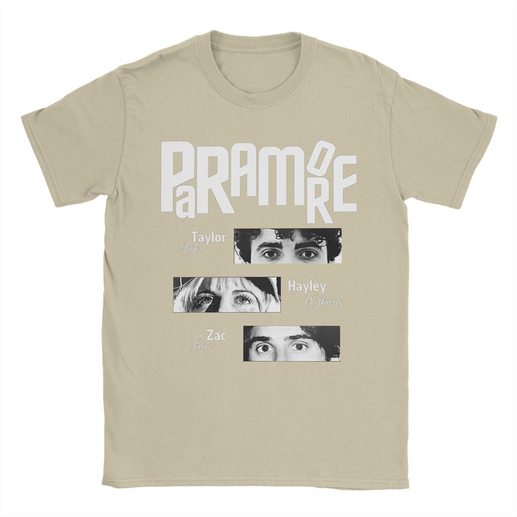 Rockband Paramore T-Shirts Herren Lustige Reine Baumwoll-Tees Rundhals Kurzarm T-Shirt Neuankömmling Kleidung
