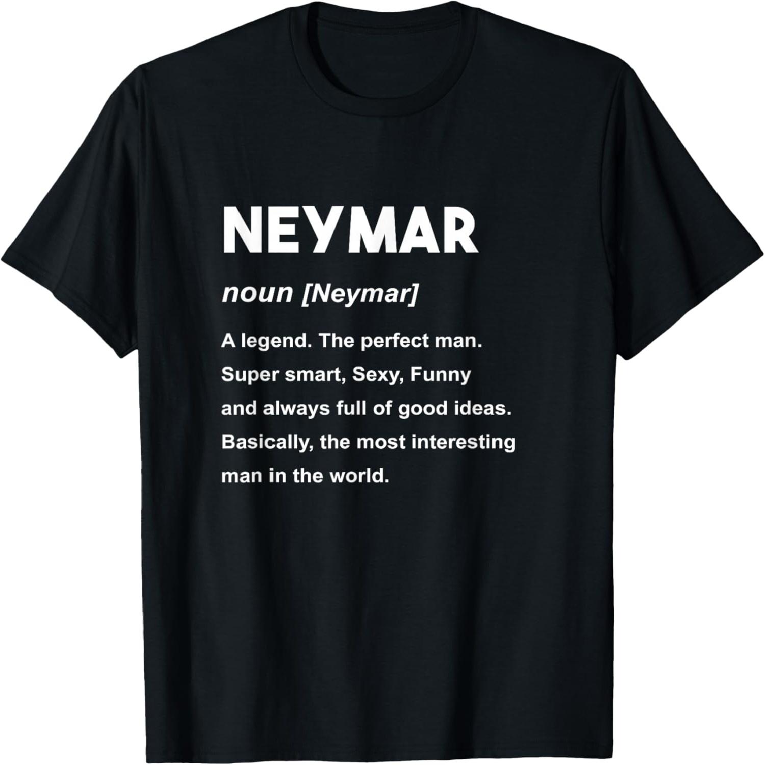 Neymar Name Shirt _ Neymar T-Shirt S разноцветный