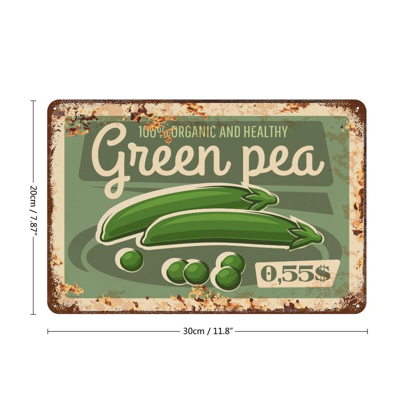 

1 Pack retro metal wall plaque, antique aged surface, durable print, perfect for home bar café kitchen restaurant or lounge decorative hanging art 20*30CM