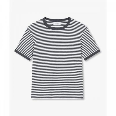 STUDIO TOMBOY Camiseta Ringer Listrada de Manga Curta 9176222984