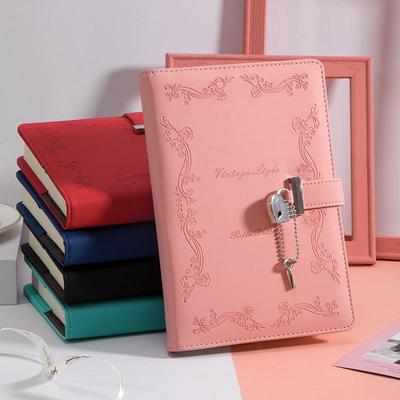 High-Grade PU Business Notebook & Lockable Student Diary Gift Set