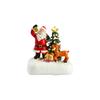 Elderly & Child Snowman Figurine Set - Heartwarming Winter Decor For Family-Friendly Holiday Display
