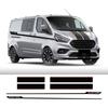 6 Bucăți/Lot Autocolante Laterale Capotă Spate Ușă Mașină Decalcomanii Personalizate Vinil Sport Camionetă Camper, Potrivite pentru Ford Transit Tourneo Accesorii Auto